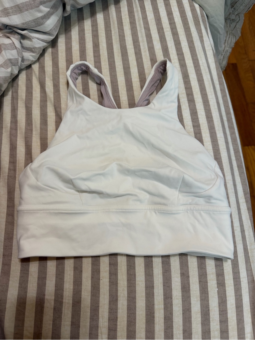 lululemon athletica White High-Neck Crop Tank